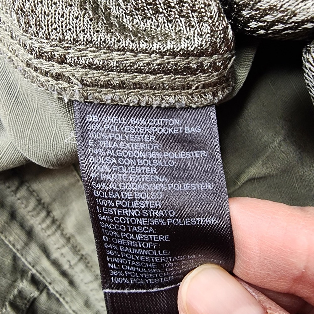 North Face Cargo Shorts Mens Size 40 Olive Green Ripstop Hiking Utility - Picture 5 of 11